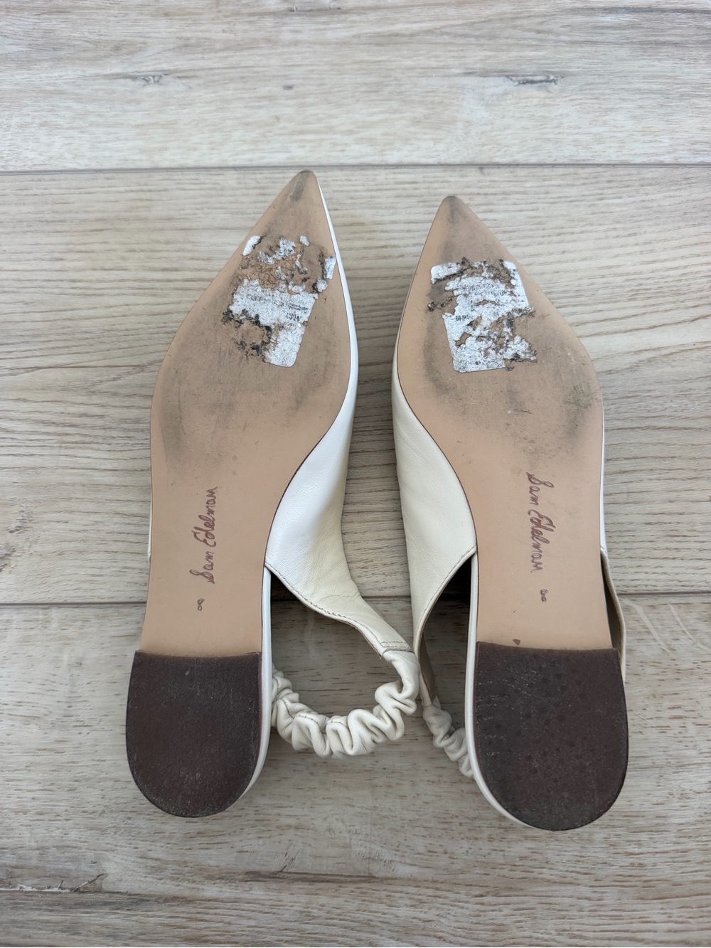Sam Edelman - Whitney Slingback Flats (ivory leather) - Picture 5 of 5